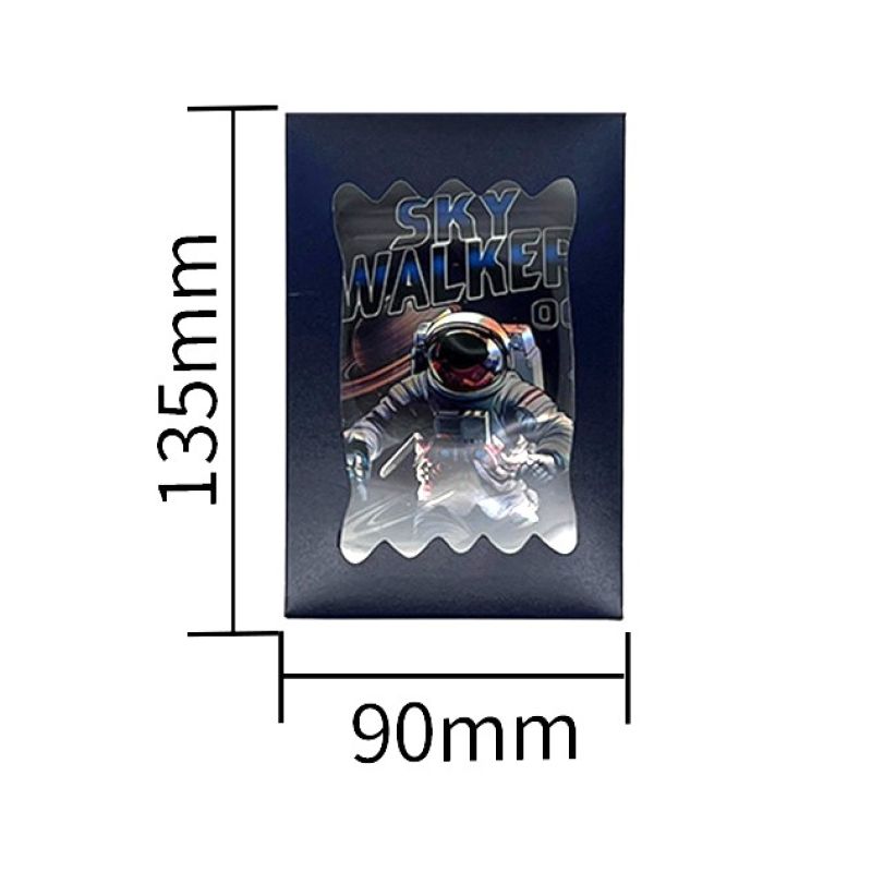 3.5g Die-Cut Wave-Edge Mylar Bag + Premium Display Box Set